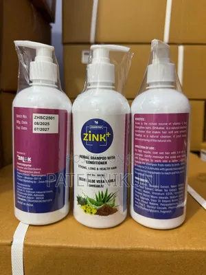 Zink+ Herbal Shampoo (Made in India