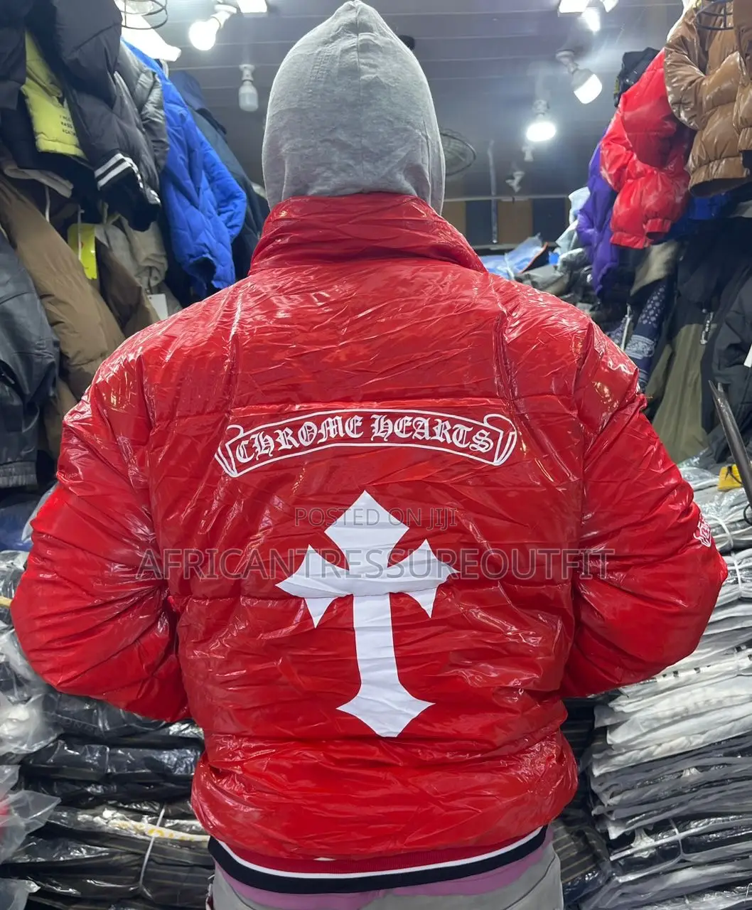 Chrome Heart Puffer Jacket Collection Available