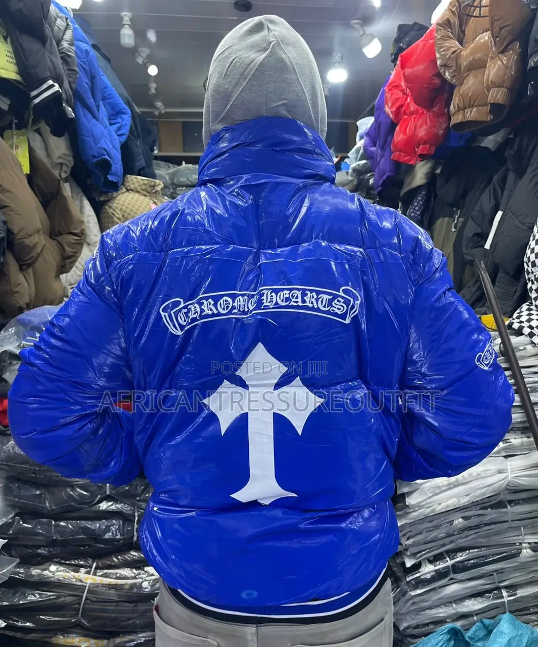 Chrome Heart Puffer Jacket Collection Available
