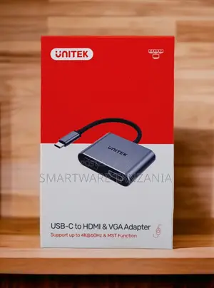Unitek Usb-c To Hdmi And Vga Adapter 60hz Mst Function