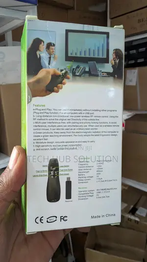 Wireless Presentation Remote Control Laser Pointer Pen Usb Presenter