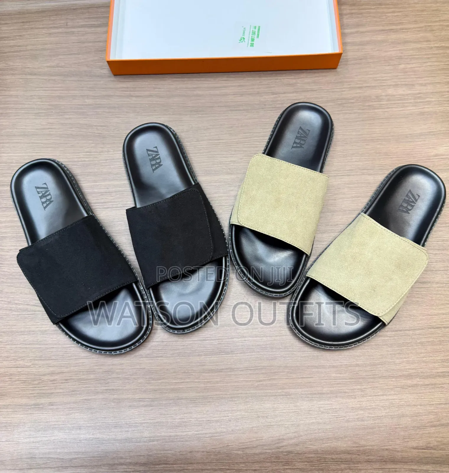 Men's Leather Sandal Shoes Hermes Topply Branded and Smoothly Made