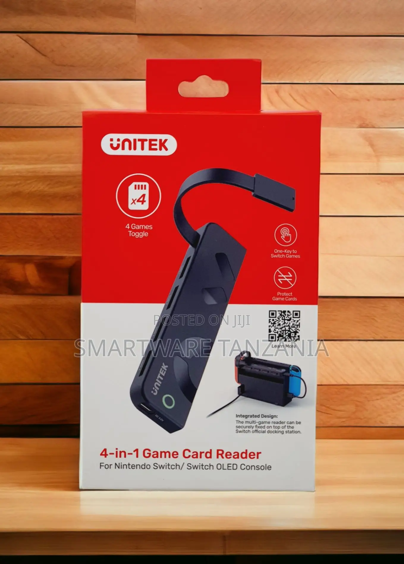 Unitek 4-in-1 Game Card Reader for Nintendo Switch Oled