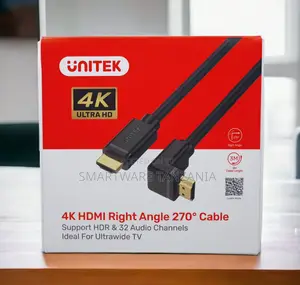 Unitek Hdmi Right Angle 270 Degree Cable 3m HDR Audio