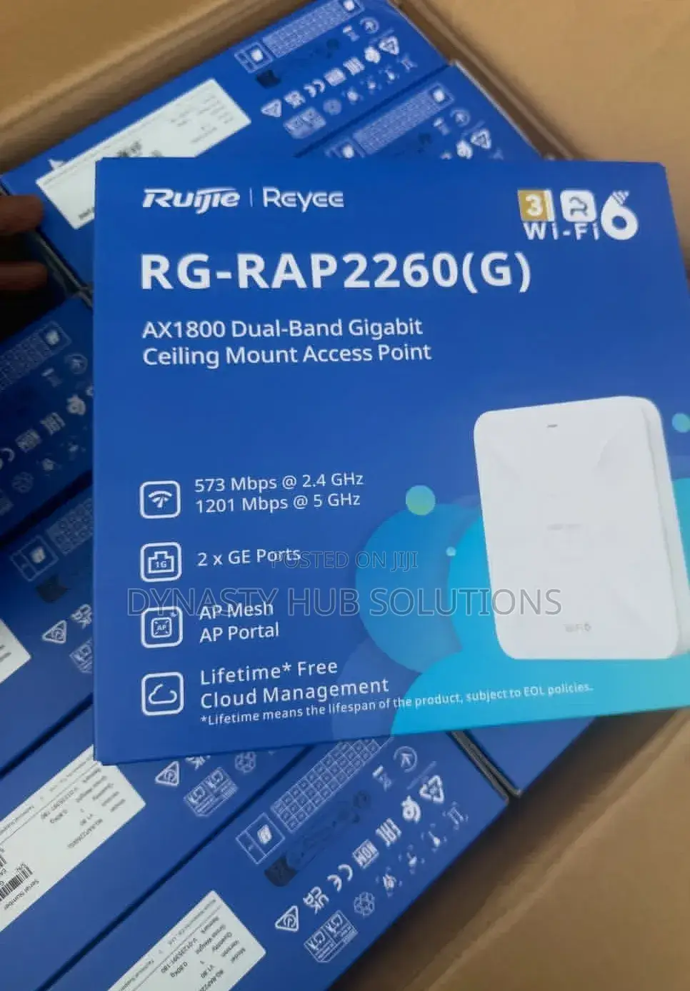 Rg-Rap2260(G) Reyee Wifi 6 Ax 1800 Ceiling Access Point