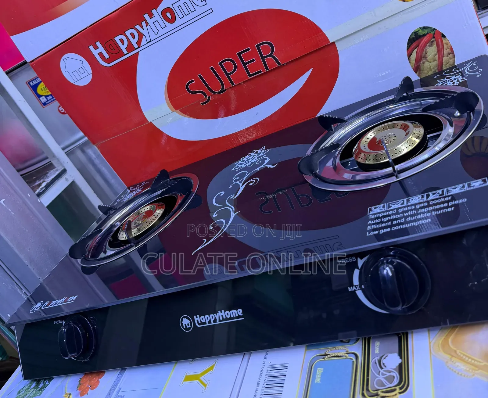 2 Plates Happy Home Gas Stove
