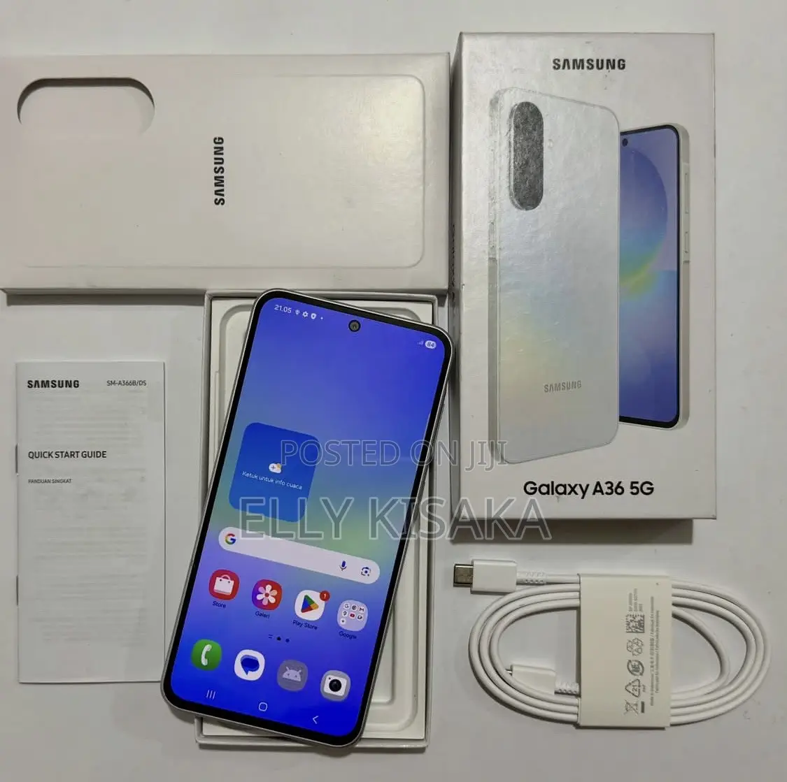 New Samsung Galaxy A36 128 GB Silver