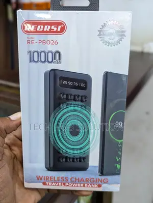 Recrsi 10000mah Portable Power Bank – Fast Charging