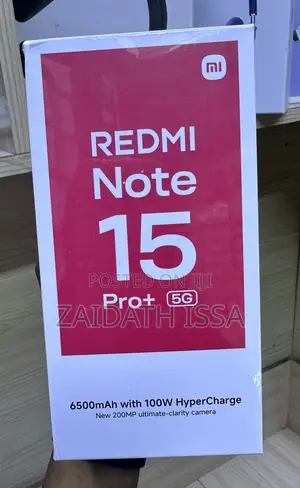 New Xiaomi Redmi Note 15 Pro+ 256 GB Black