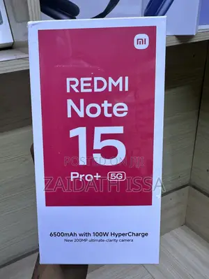 New Xiaomi Redmi Note 15 Pro+ 256 GB Black
