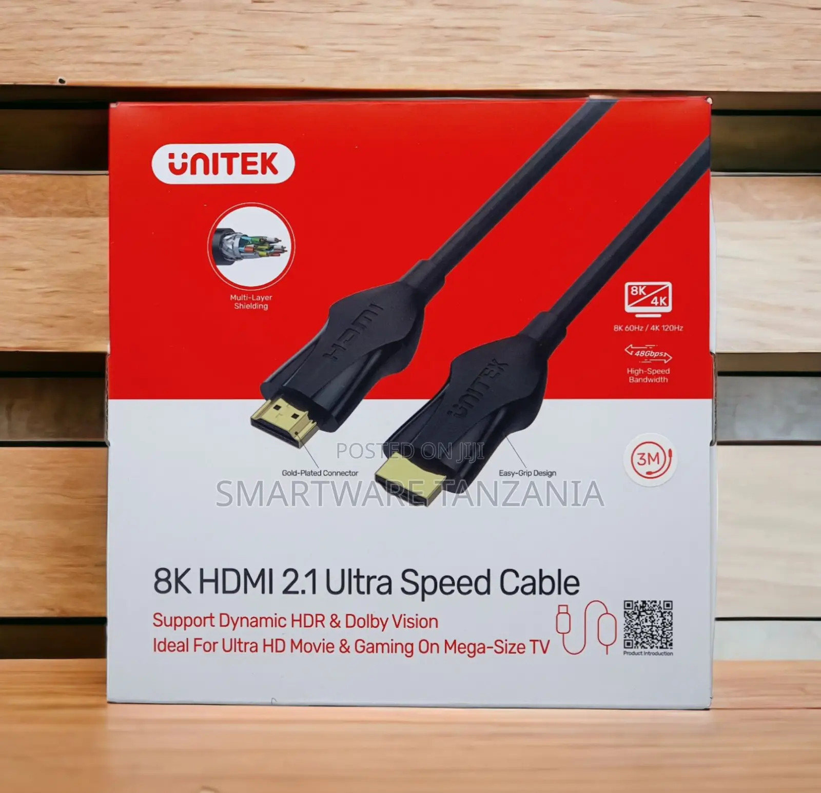 Unitek Hdmi 2.1 Ultra Speed Cable 3m 48gbps Dolby HDR