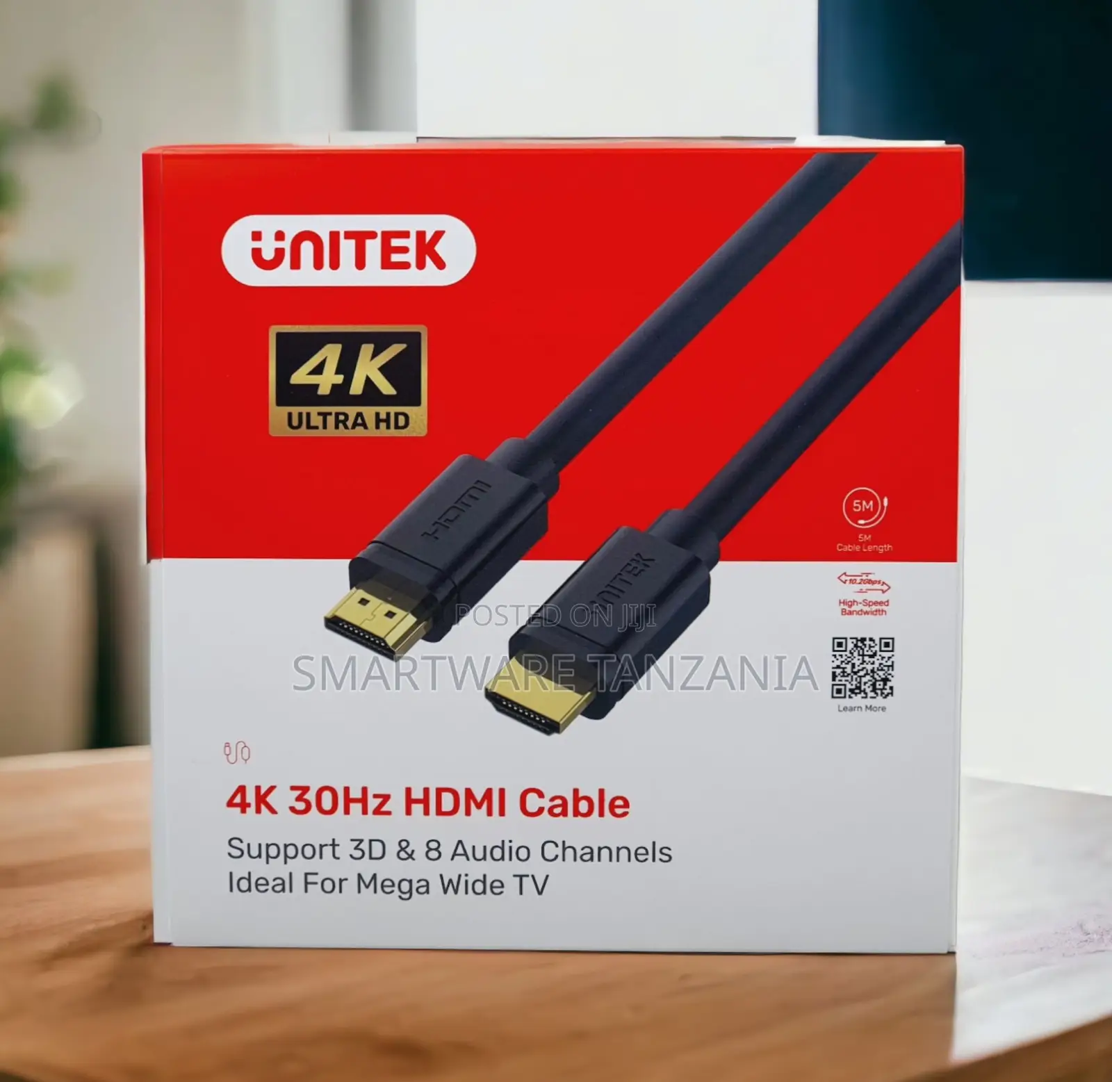 Unitek 30hz Hdmi Cable 5m 3d Support 8 Audio Channels