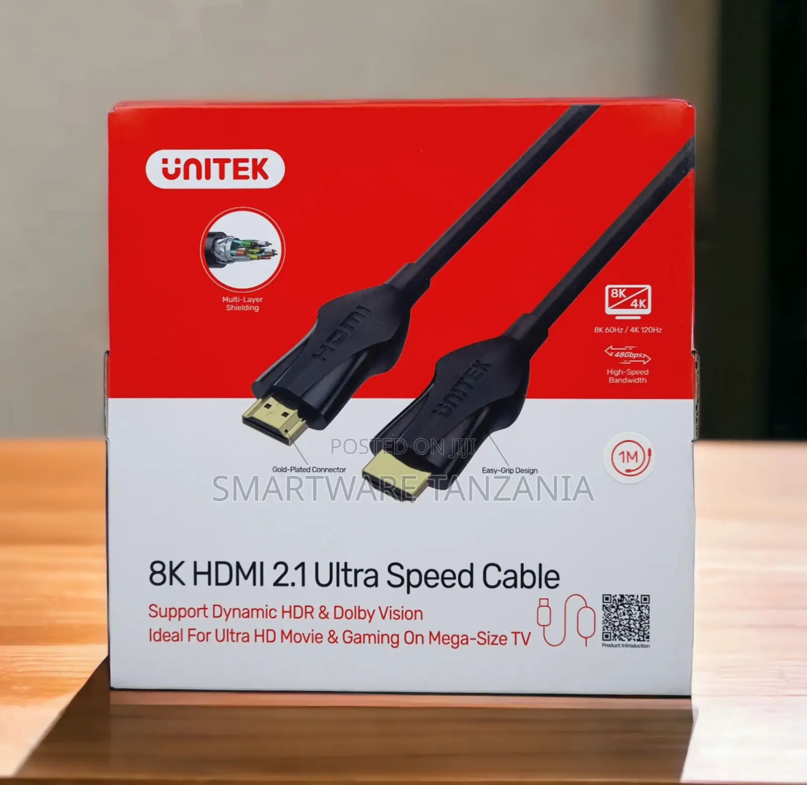 Unitek Hdmi 2.1 Ultra Speed Cable 1m 48gbps 120hz