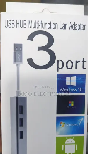 Usb Hub With 3 Ports of Usb and I Port of Lan