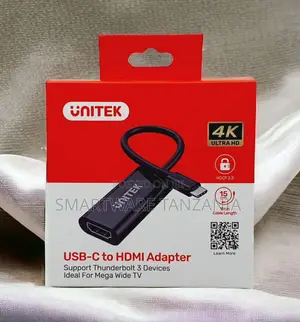 Unitek Usb-C to Hdmi Adapter Ultra Hd Thunderbolt 3 15cm