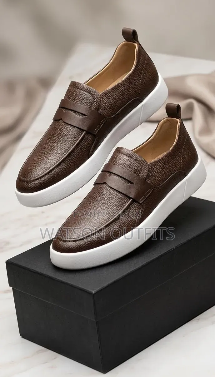 Men's Leather Sneakers or Shoes Totally Nice