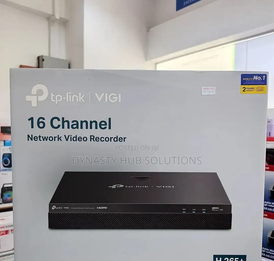 Vigi Nvr2016h- 16p 16 Channel Poe+ Network Video Recorder