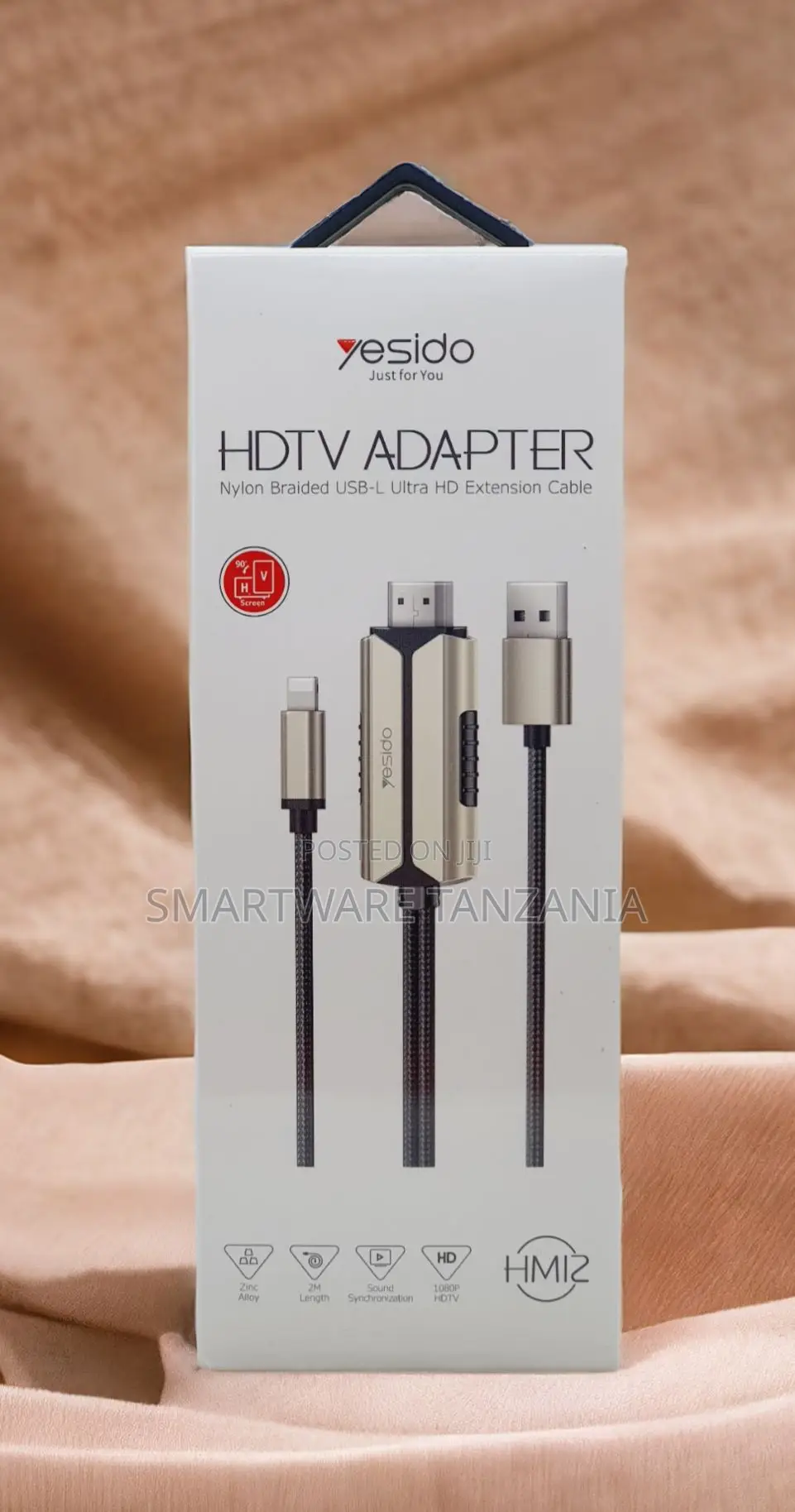 Yesido Lightning to Hdmi HDTV Adapter 1080p Braided 2m Ios