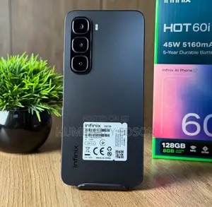 New Infinix Hot 60i 128 GB Black