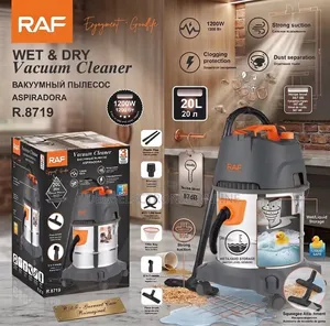 *Raf Wet Dry Vaccum Cleaner 20l Steel Body
