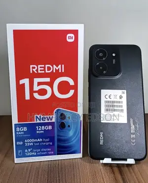 New Xiaomi Redmi 15C 4G 128 GB Black