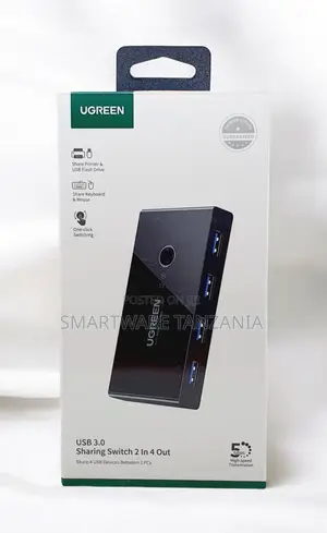Ugreen Usb 3.0 Sharing Switch 2 In 4 Out 5gbps One-click