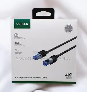 Ugreen Cat8 F/Ftp Braided Ethernet Cable 40gbps 2000mhz