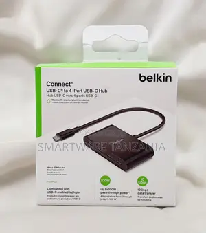 Belkin Connect Usb-c To 4-port Usb-c Hub 100w 10gbps Data