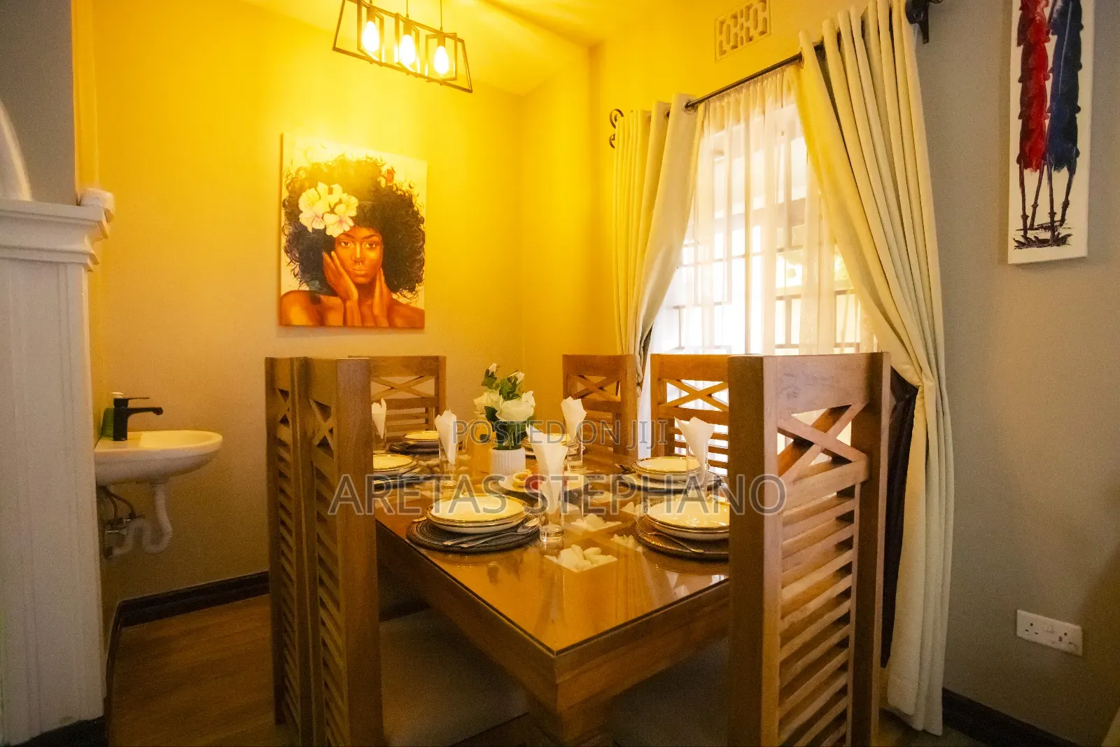 Furnished 3bdrm Apartment in Chekeleni, Moshono for rent