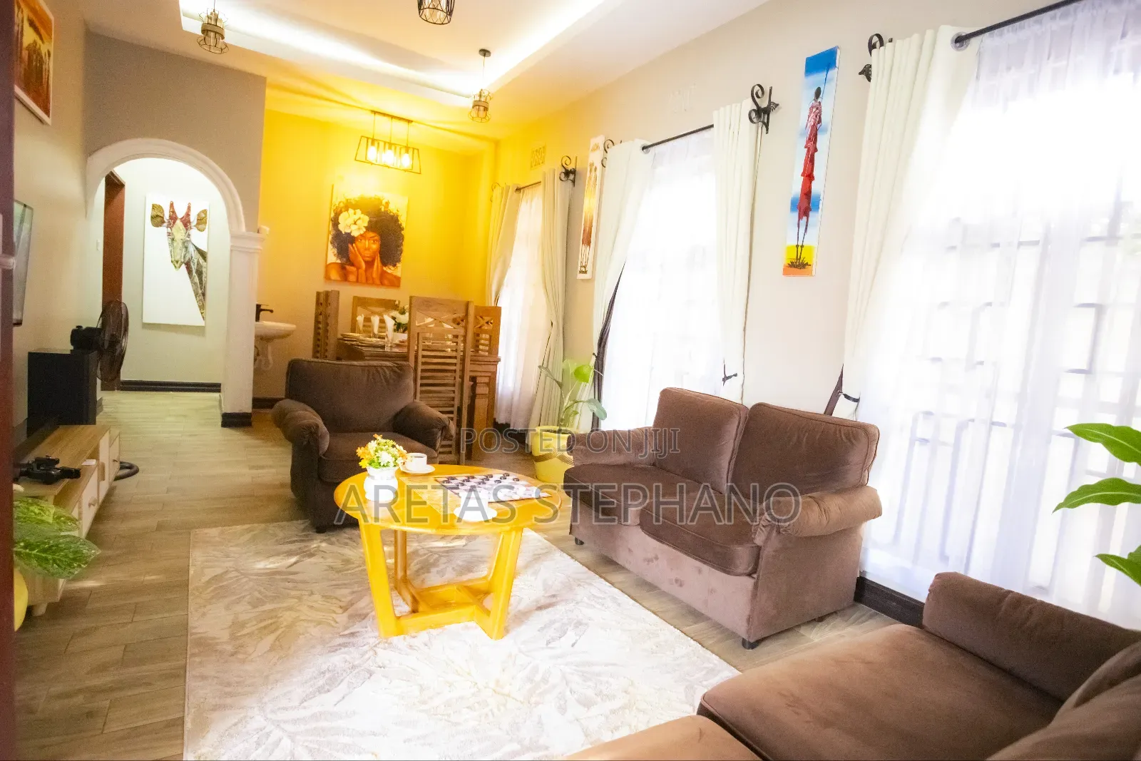Furnished 3bdrm Apartment in Chekeleni, Moshono for rent