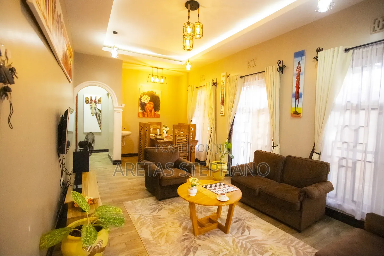 Furnished 3bdrm Apartment in Chekeleni, Moshono for rent