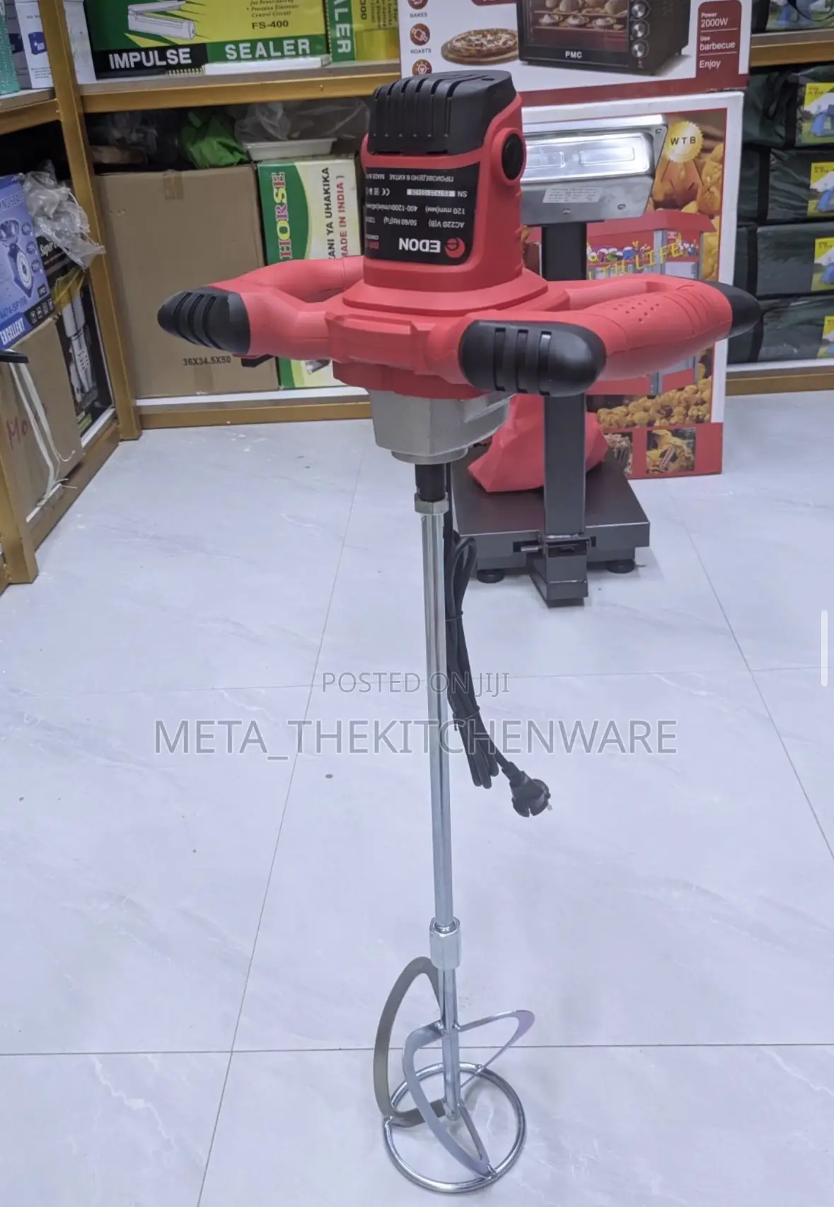 Edon Handheld Electric Mortar Mixer