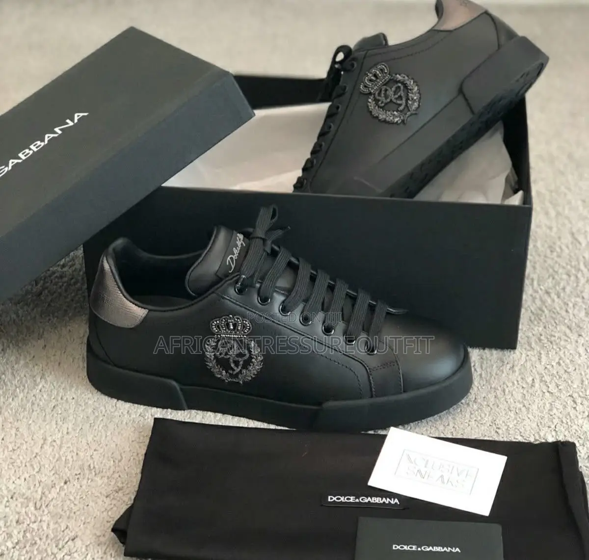 Dolce Gabbana Portofino Sneakers Collection Available