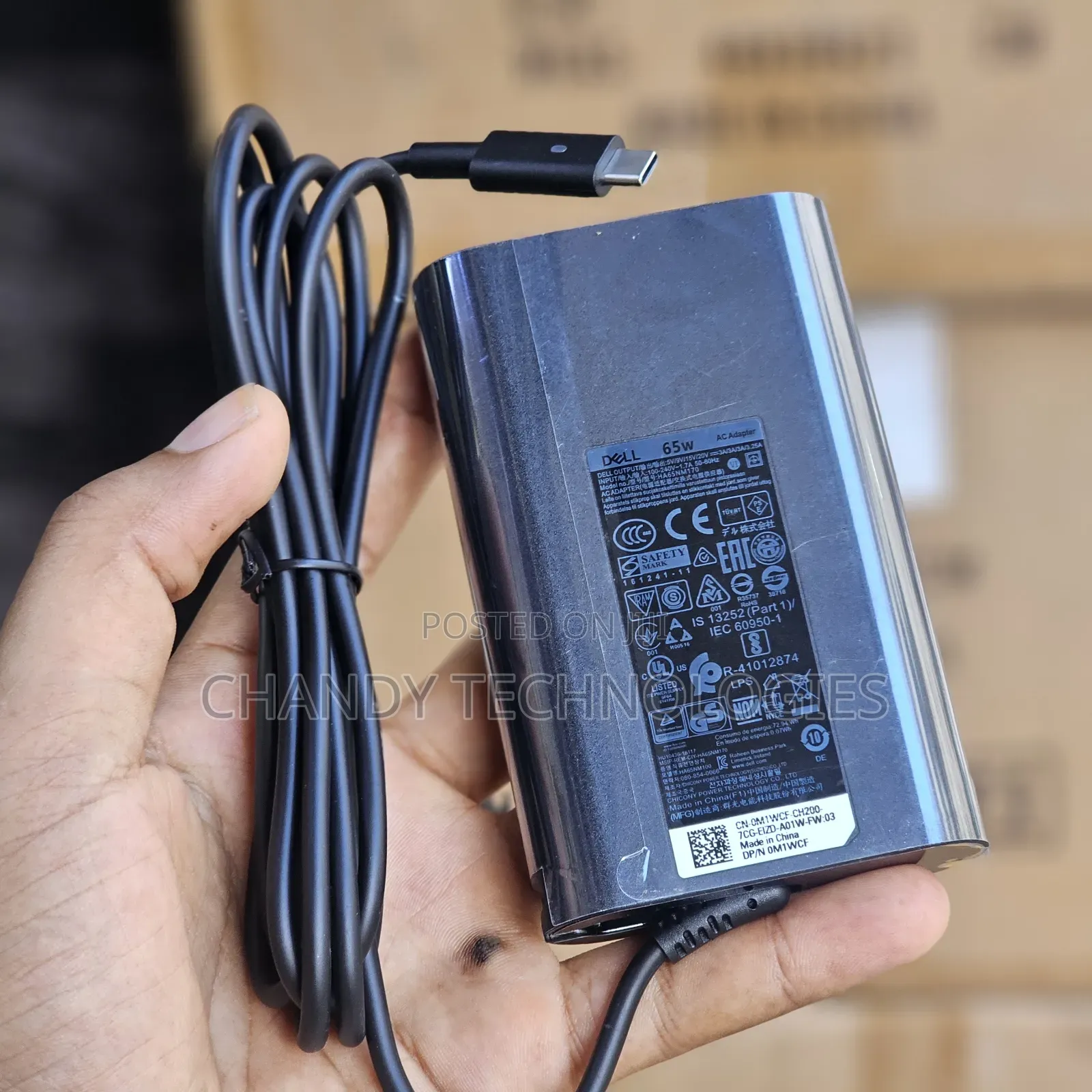 Dell 65w Usb-C Ac Laptop Adapter Charger.