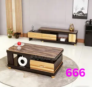 Set Tv Stand and Coffee Table