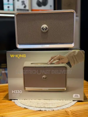W-King H330 Portable Bluetooth Speaker 120w Retro