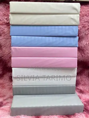 Bedsheets Plain With Stripes