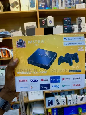 M8pro Mini Android Tv Box and Retro Game Console Combo