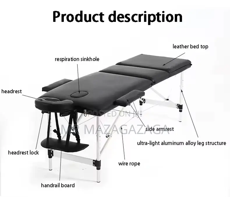 The Massage Bed With Aluminum Alloy Bed
