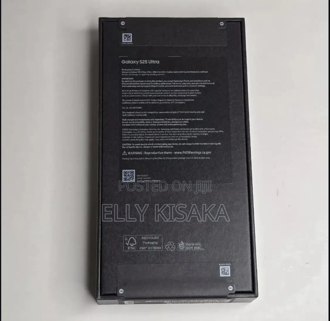 New Samsung Galaxy S25 Ultra 256 GB Black