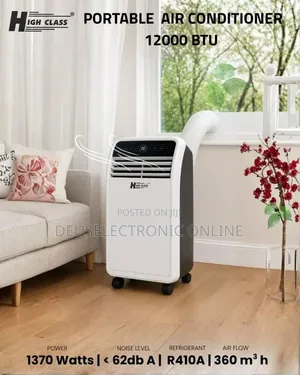 *Highclass Portable Ac*
*Btu 12000*
*