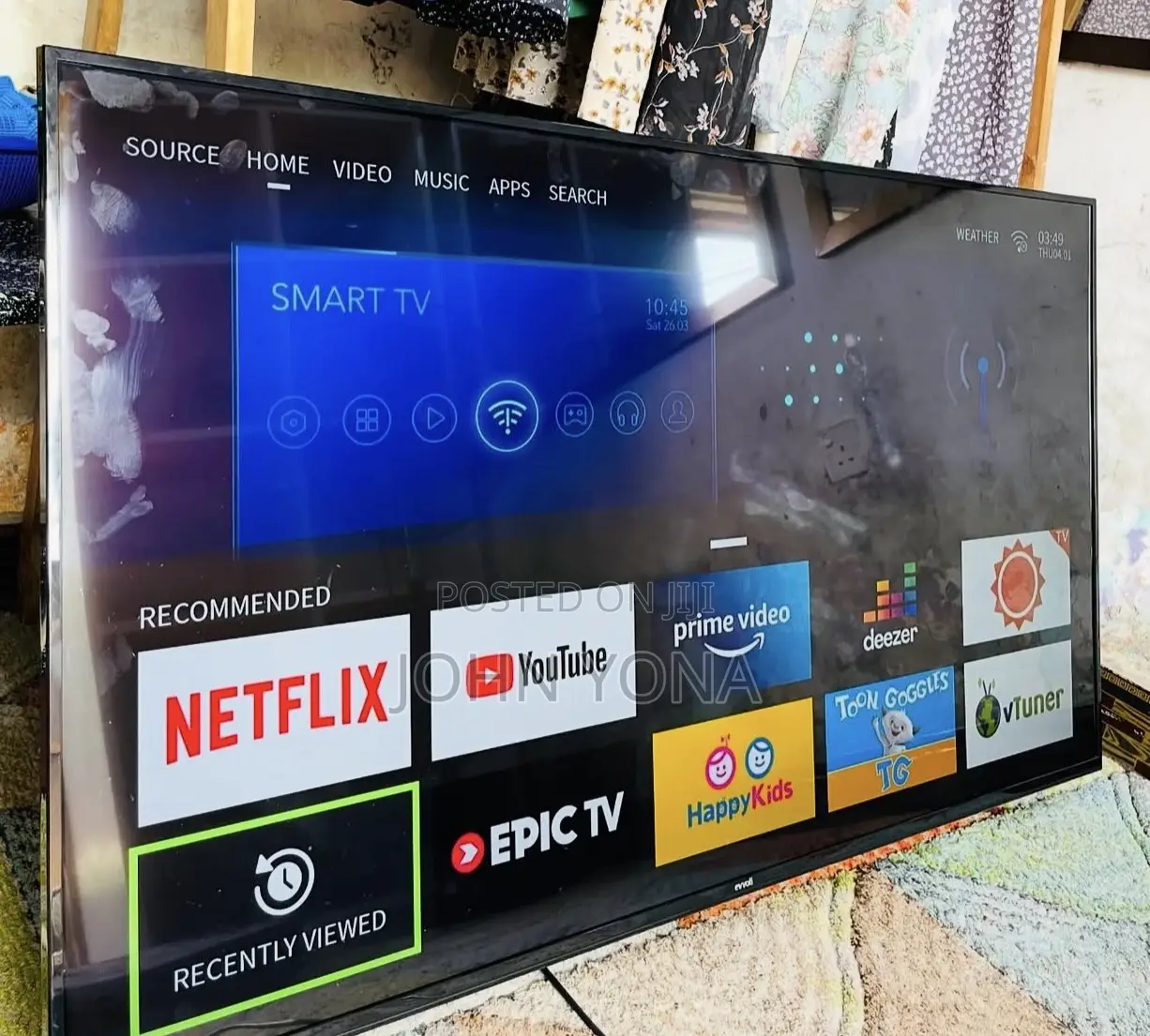 Evvoli Inch 55 Smart Google Tv