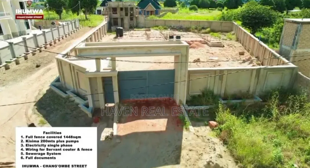 *Plot With Unfinished Project for Sale in Dodoma*