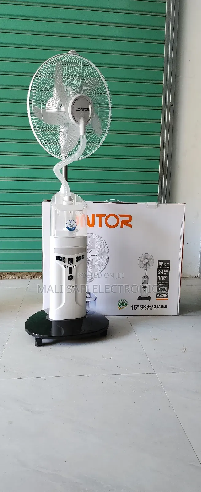 Ronto Rechargeable Fan Size 16