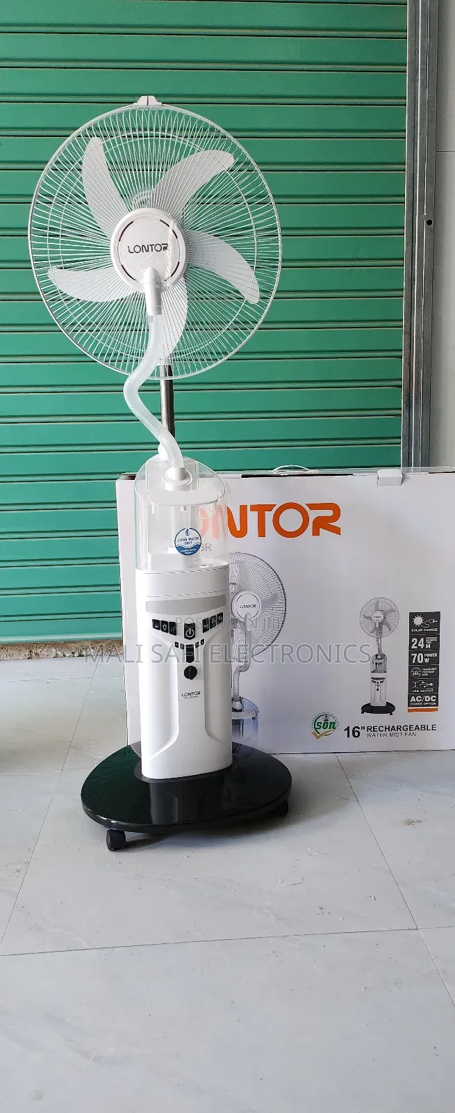 Ronto Rechargeable Fan Size 16