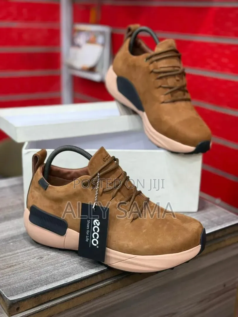 Men's Shoes Ecco Very Smart Material Good