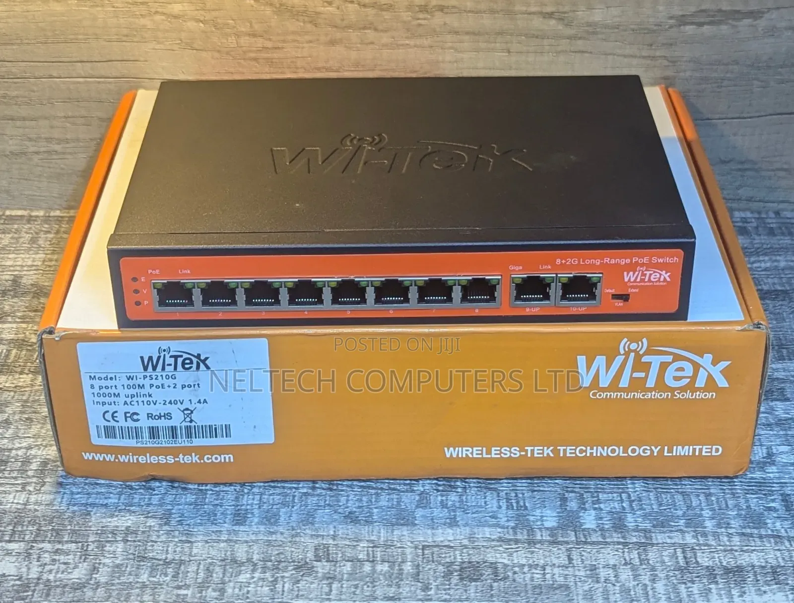 Poe 8 Port Switch 1000m Uplink