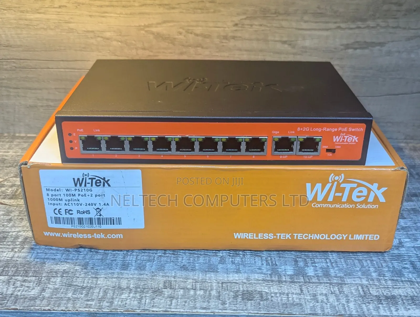 Poe 8 Port Switch 1000m Uplink