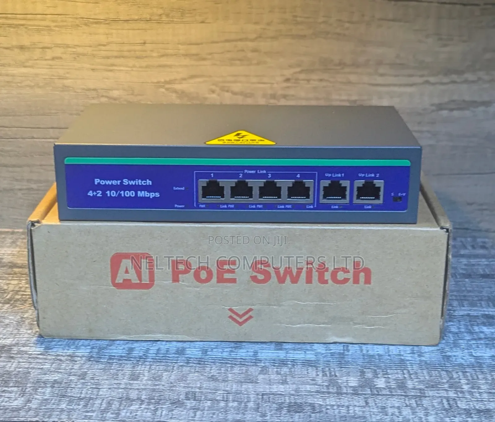 Poe 4+2 Port Uplink 100m