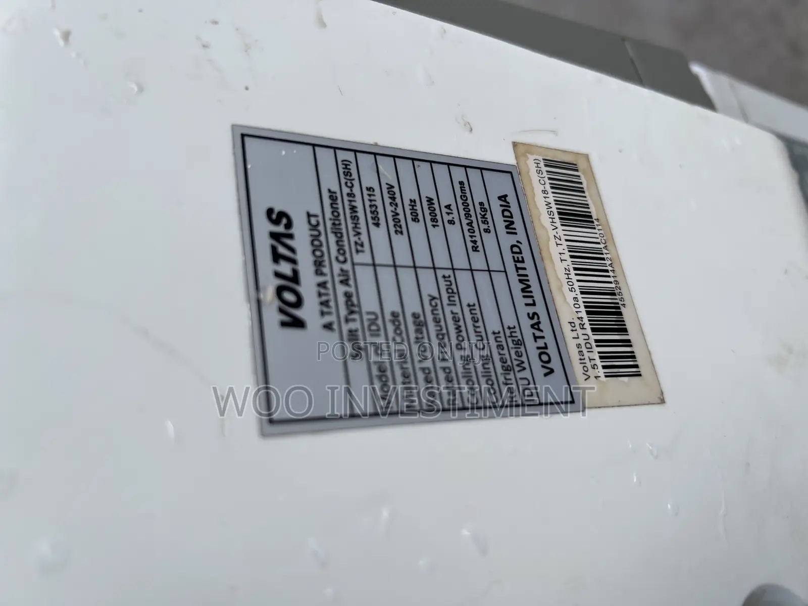Hisense Air Condition Kali Sana Used Clean Sana Inverter Btu 18,000